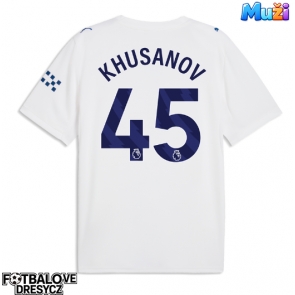 Manchester City Abdukodir Khusanov #45 Alternativní Dres 2026-27 Krátký Rukáv Manchester City Abdukodir Khusanov #45 Alternativní Dres 2026-27 Krátký Rukáv